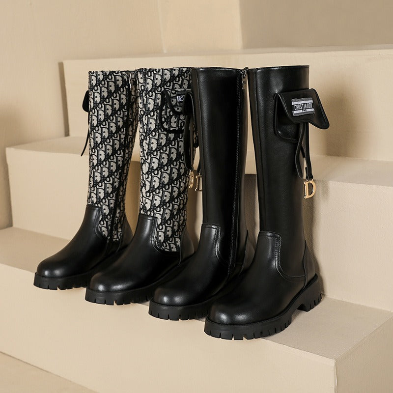Knee Length Chelsea Boots