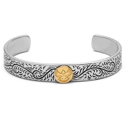 Eagle Feather Cuff Bracelet