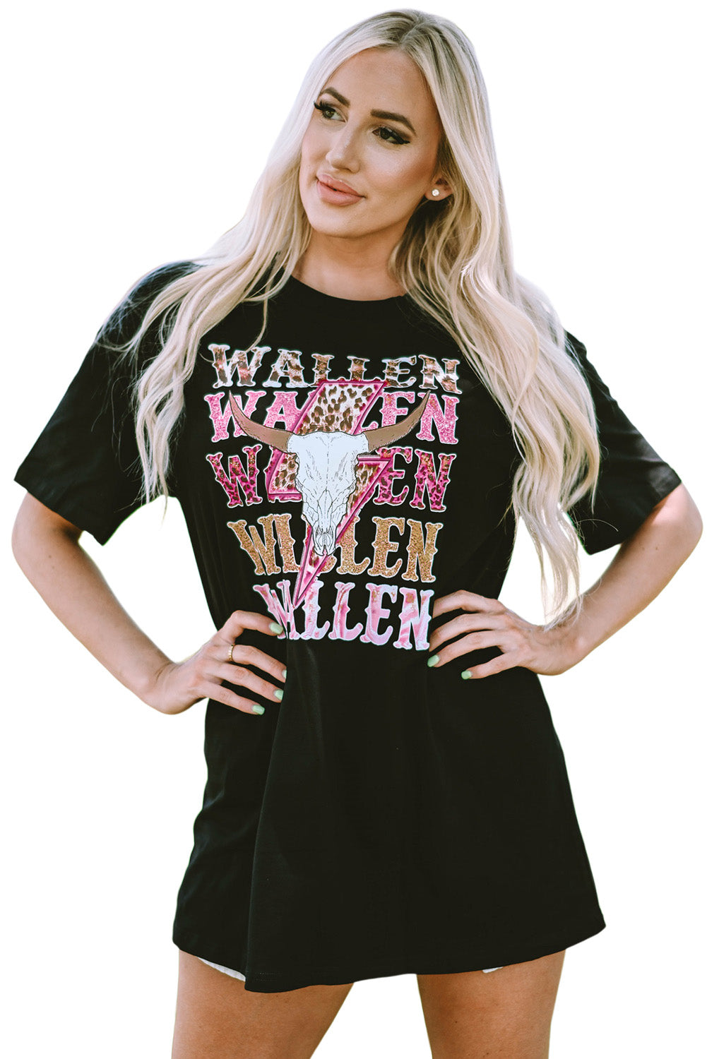 Cowskull Oversized Graphic Tee