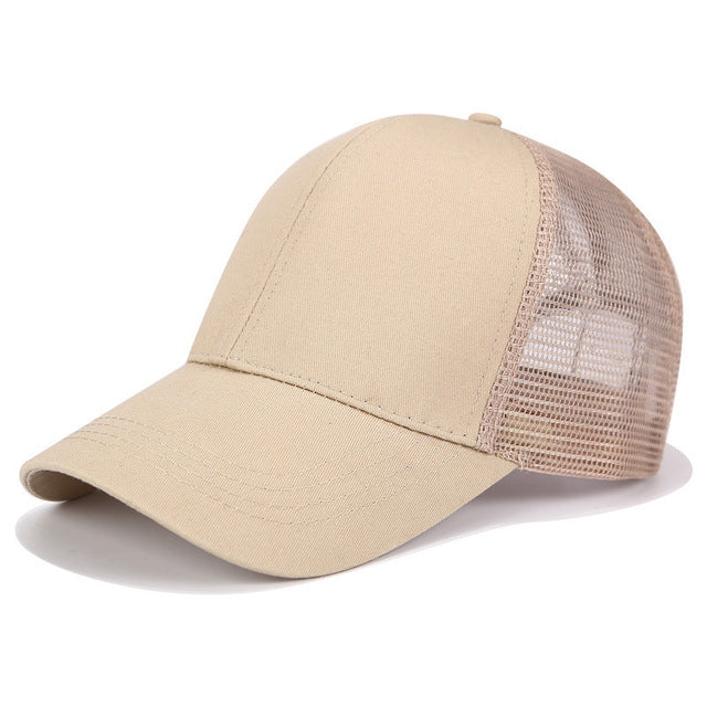 Glitter Ponytail Trucker Cap