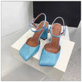 Rhinestone Mary Jane Sandals