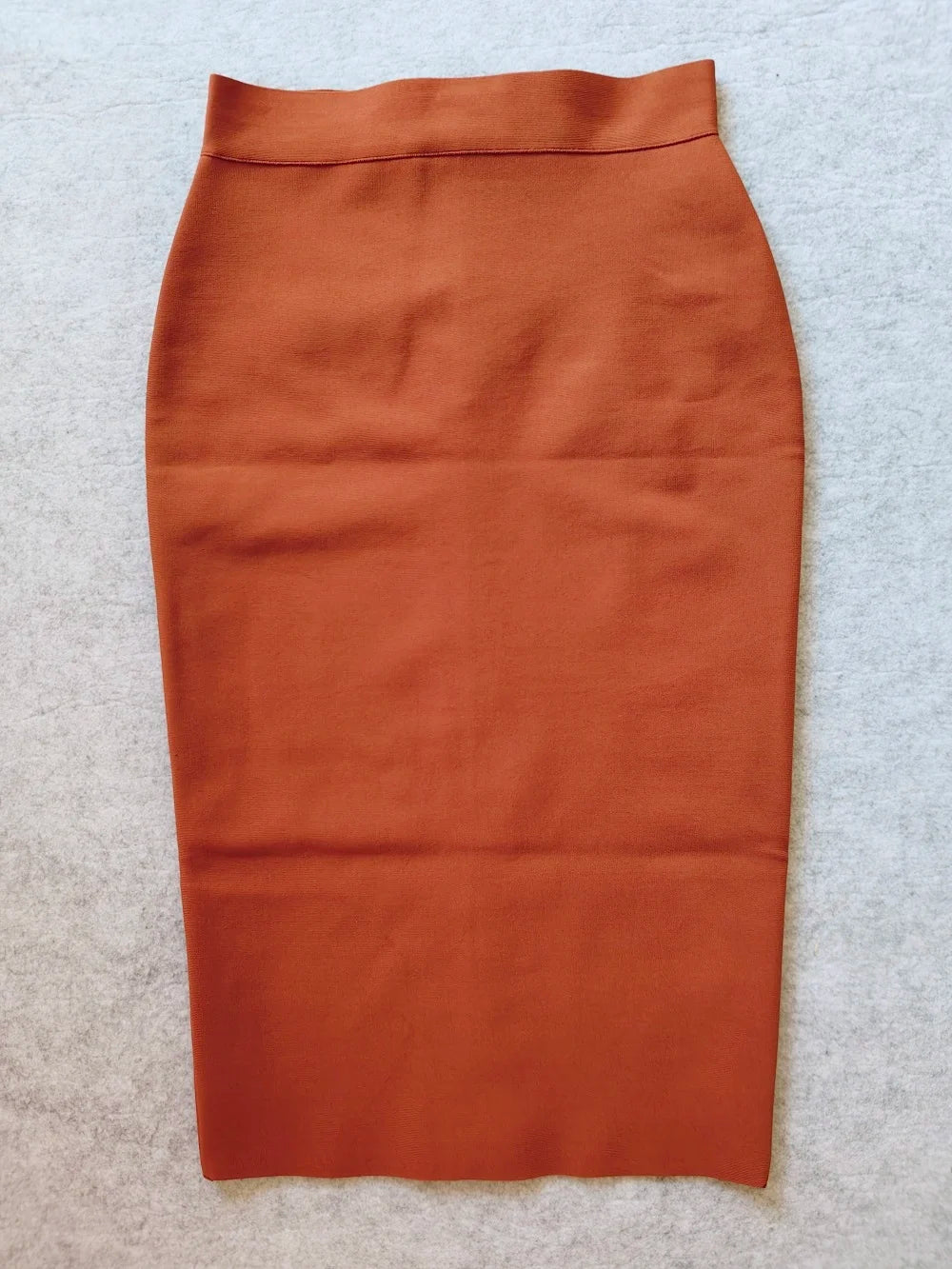 Open Fork Bandage Midi Skirt