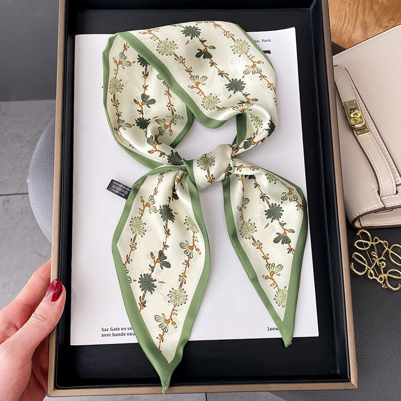 Floral Silk Scarf