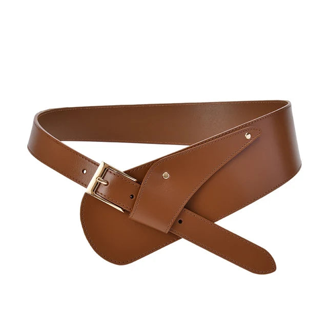 Wide Fashion Leather Belt
