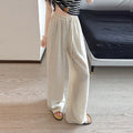 High Waisted Linen Wide Leg Pants