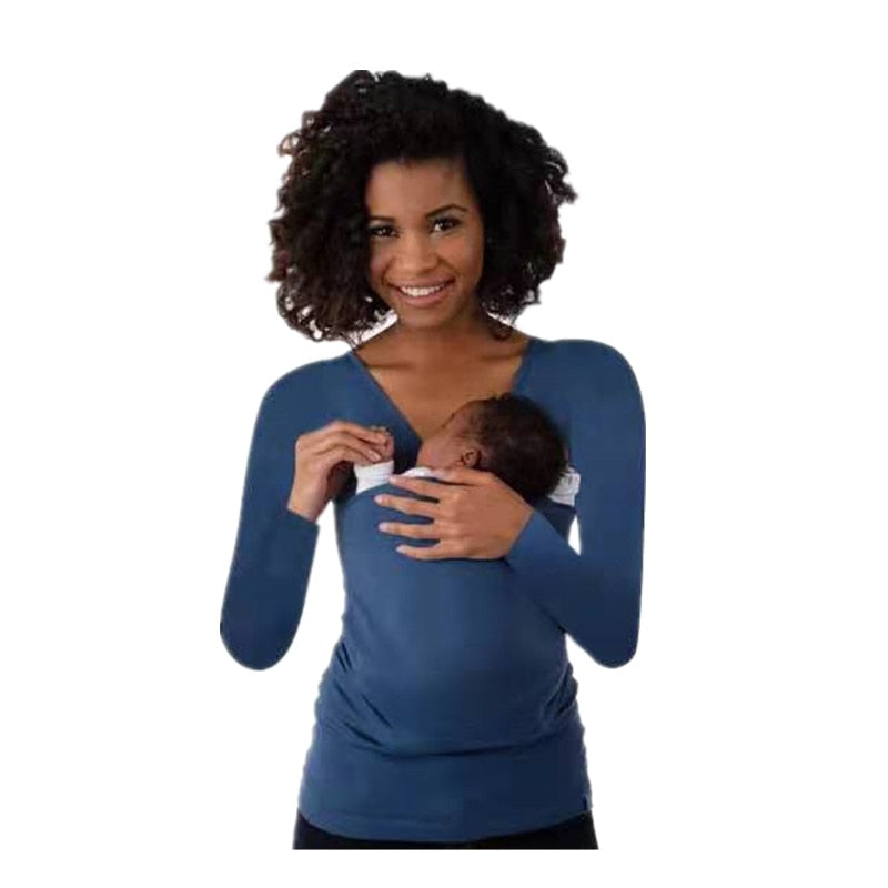 Kangaroo Pocket Maternity Tee