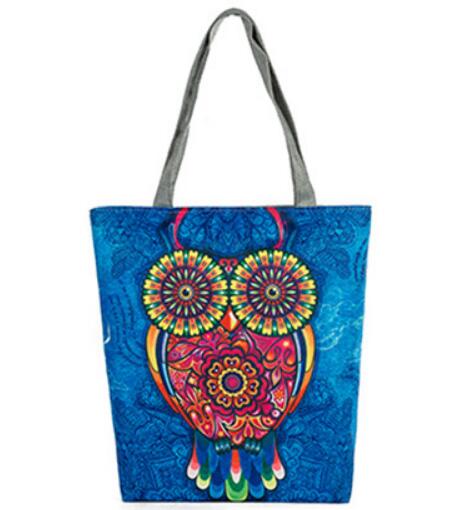 Owl Canvas Tote Bag