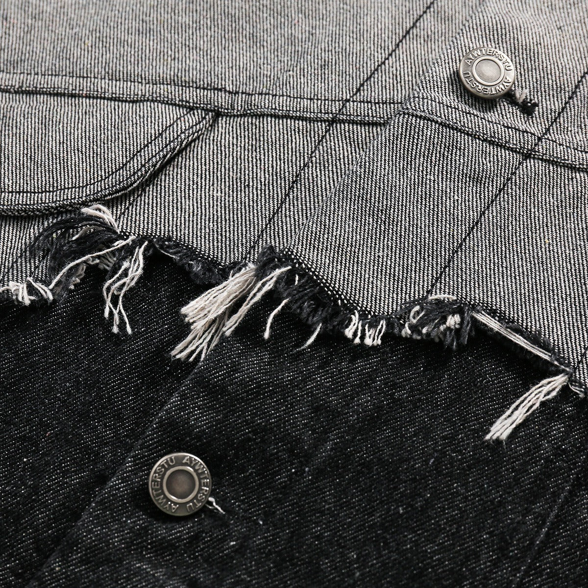Hit Color Denim Jacket