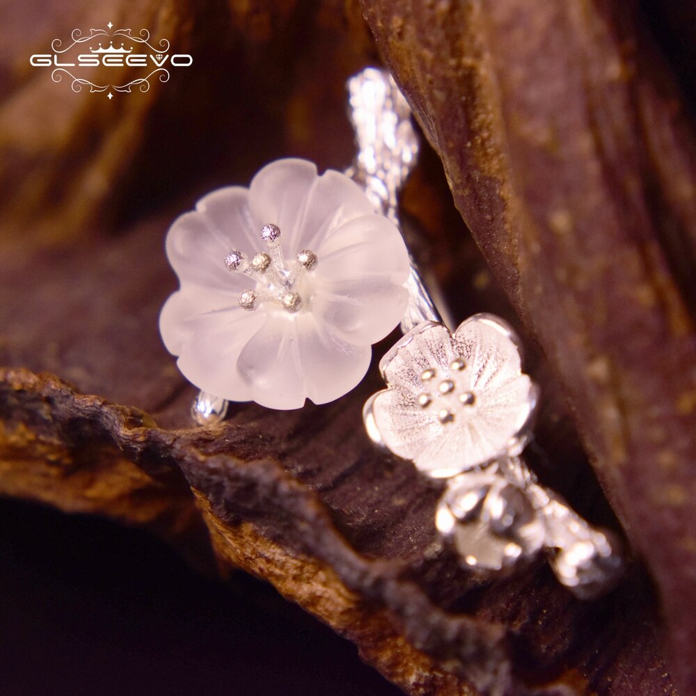 Crystal Flower Brooch