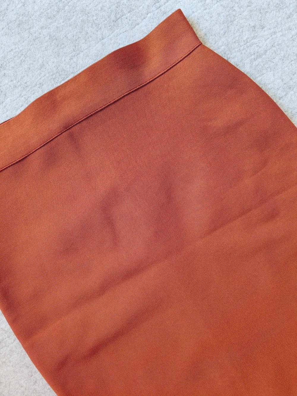 Open Fork Bandage Midi Skirt