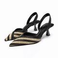 Kitten Heel Slingbacks