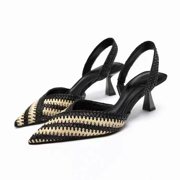 Kitten Heel Slingbacks
