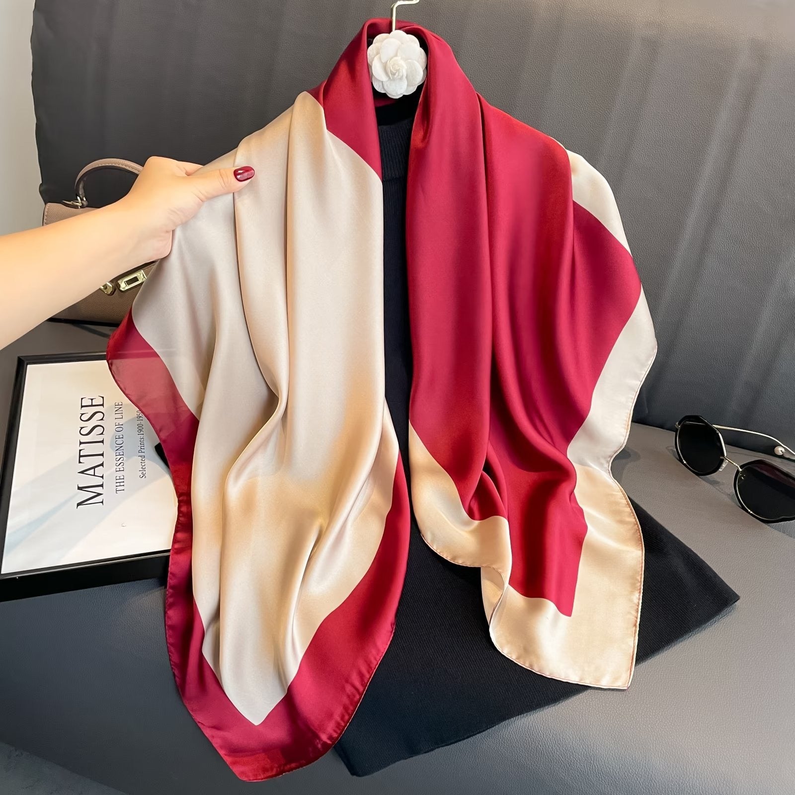 Printed Silk Beach Shawl