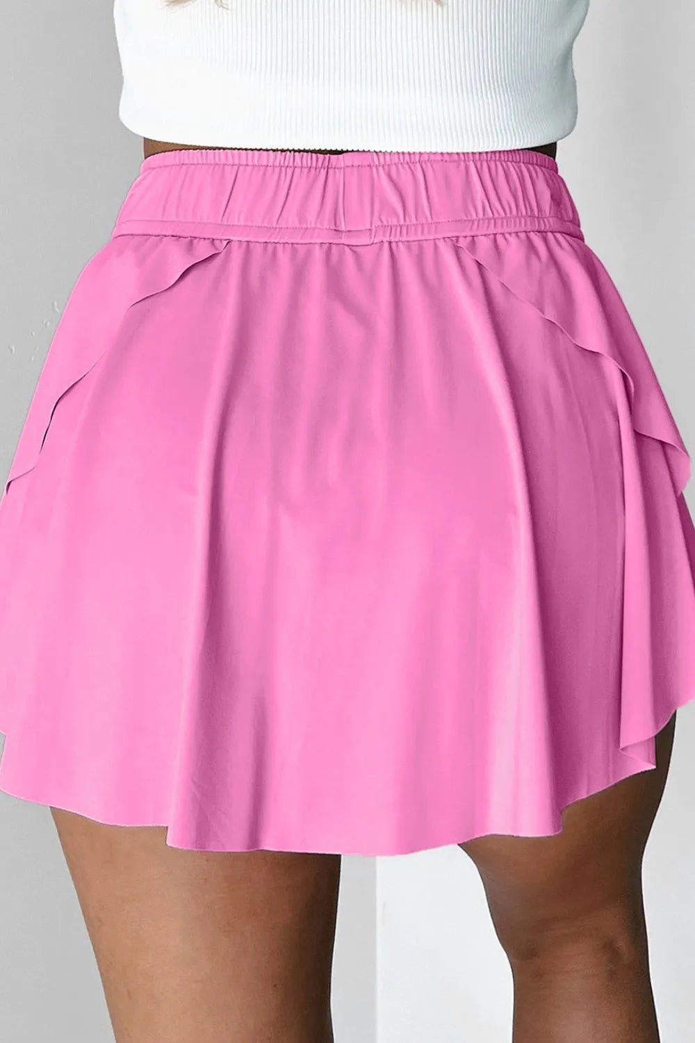 Drawstring Active Skort
