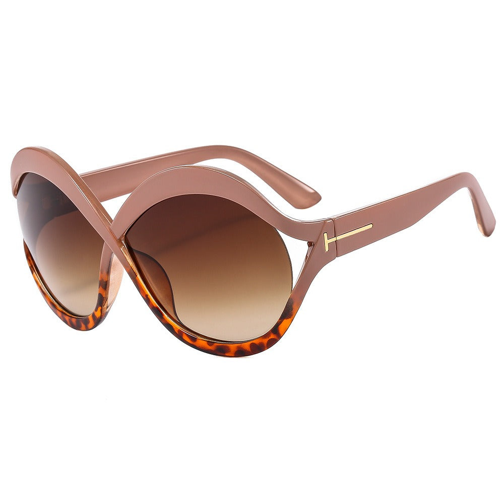 Oversized Leopard Sunglasses
