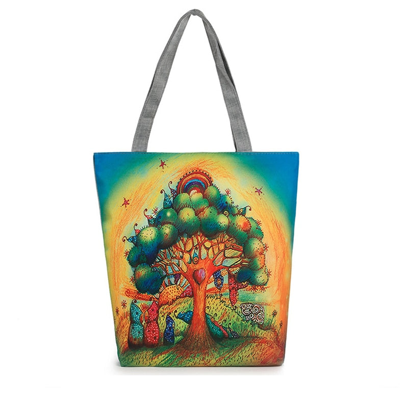 Owl Canvas Tote Bag