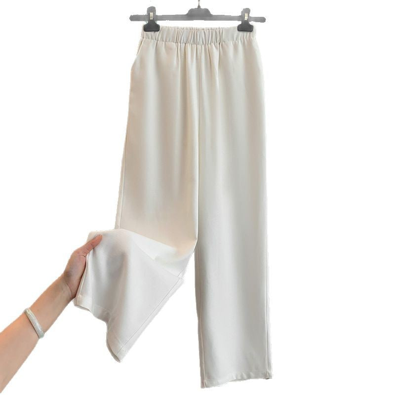 Relaxed Cotton Linen Wide Leg Pants