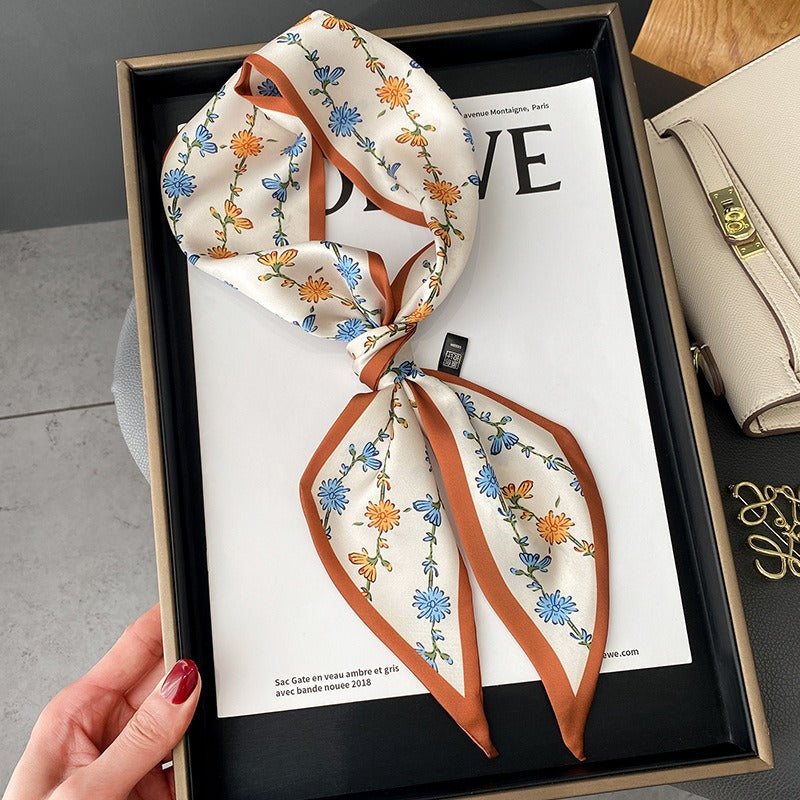 Floral Silk Scarf