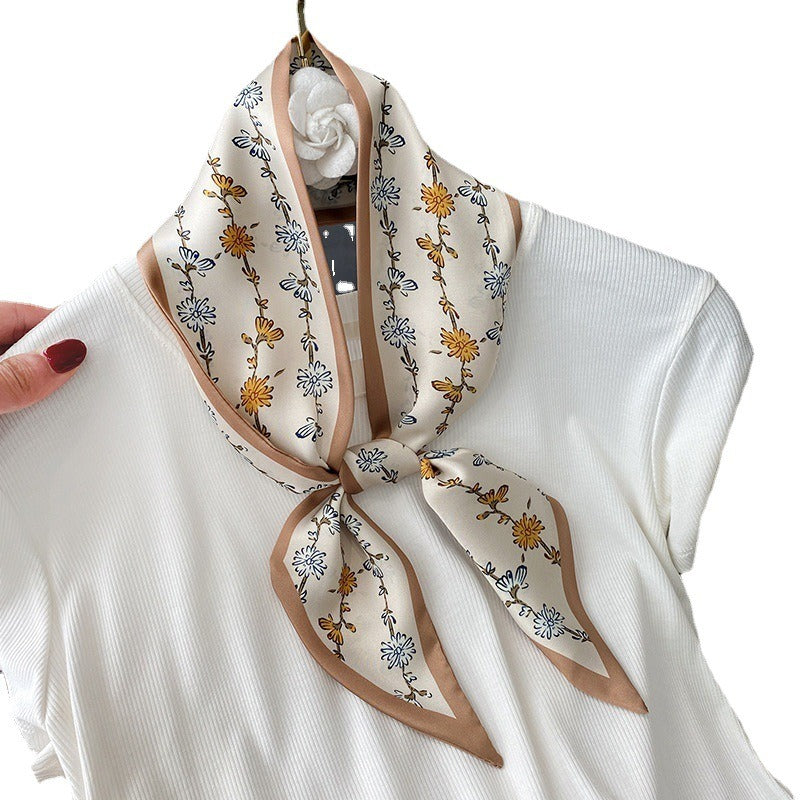 Floral Silk Scarf