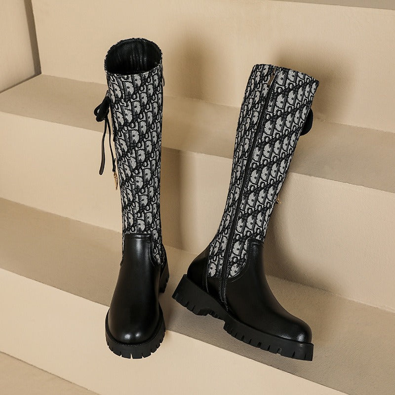 Knee Length Chelsea Boots