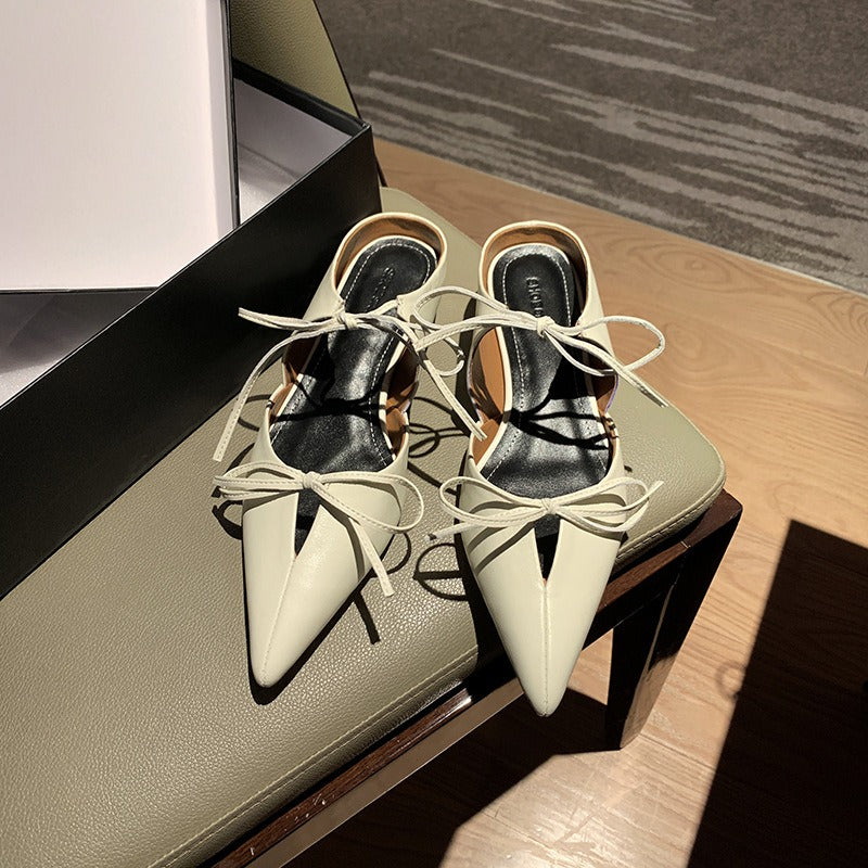 Bow Kitten Heels
