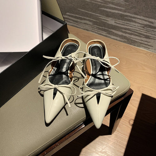 Bow Kitten Heels