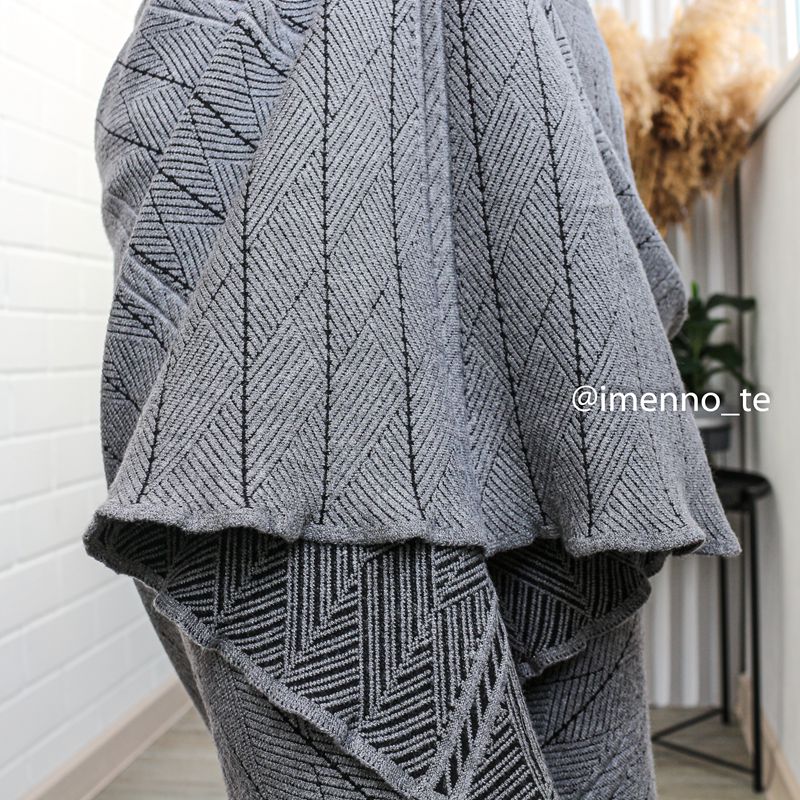 Knitted Pleated A Line Skirt