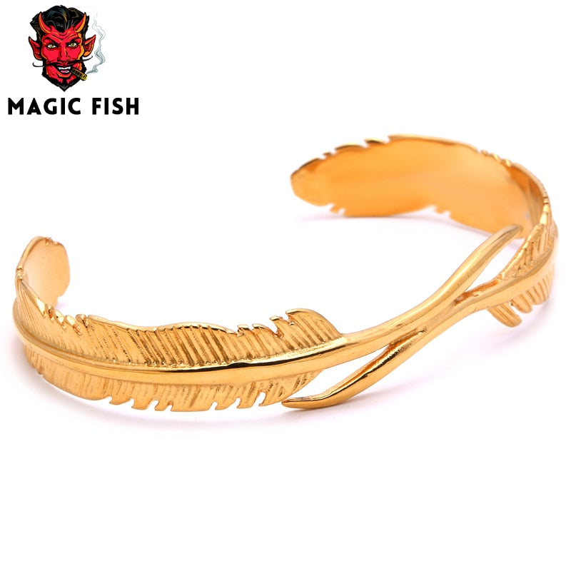 Eagle Feather Cuff Bracelet