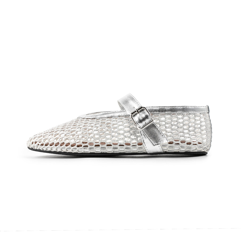 Mary Jane Mesh Ballet Flats
