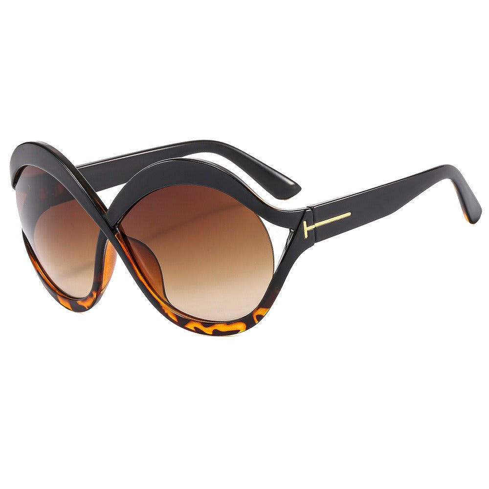Oversized Leopard Sunglasses