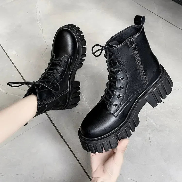 Chunky Platform Ankle Boots