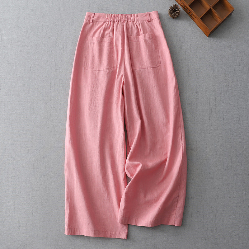 Linen Wide Leg Pants