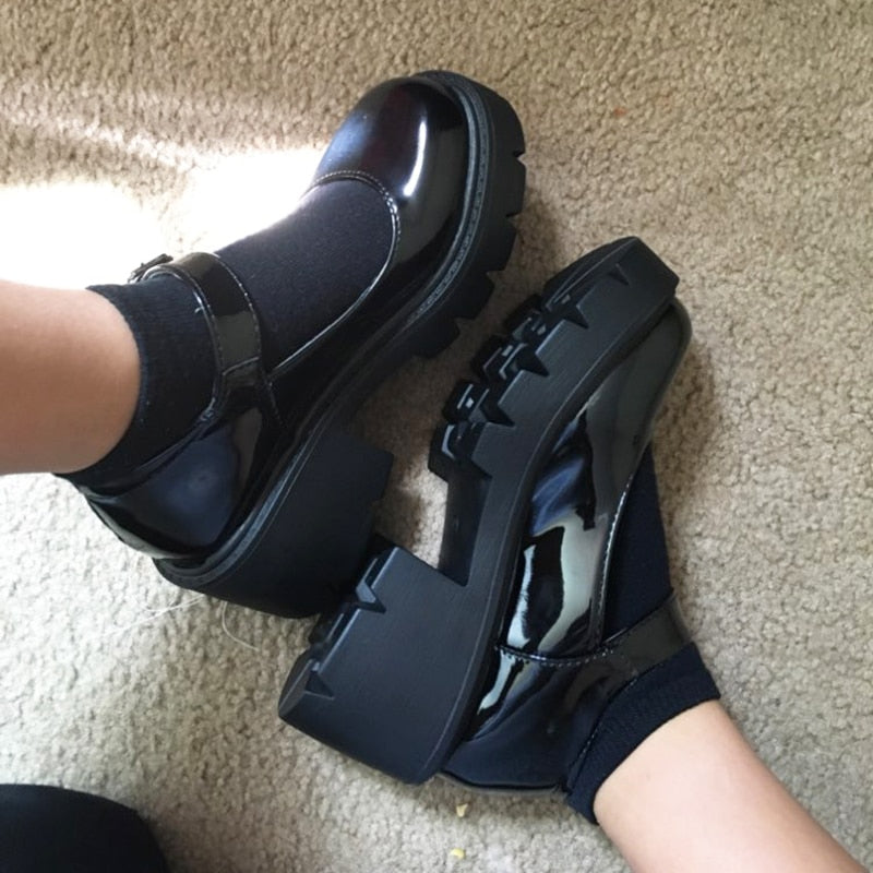 Patent Leather Mary Jane Pumps