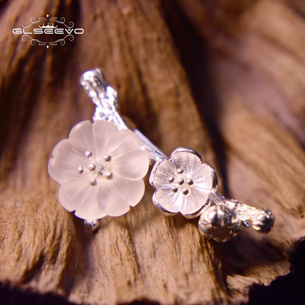 Crystal Flower Brooch