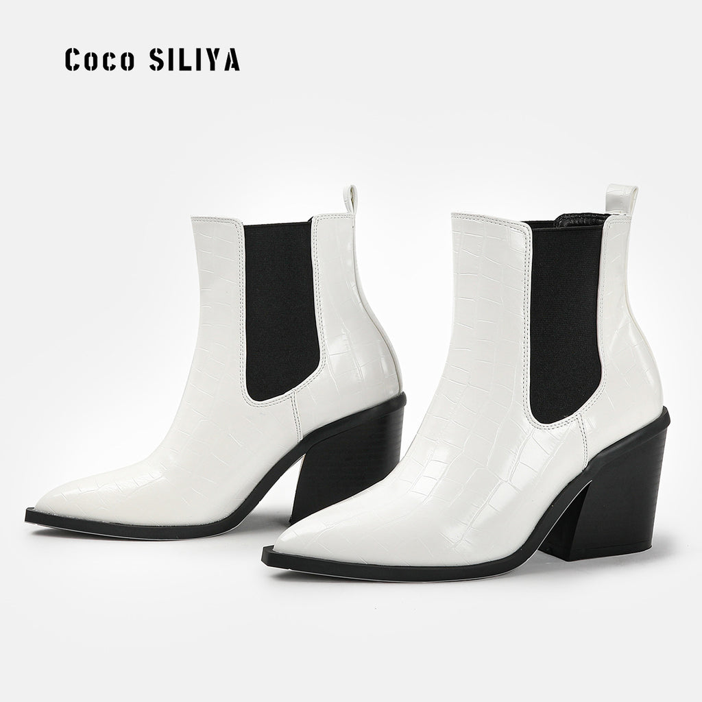 High Heel Chelsea Boots