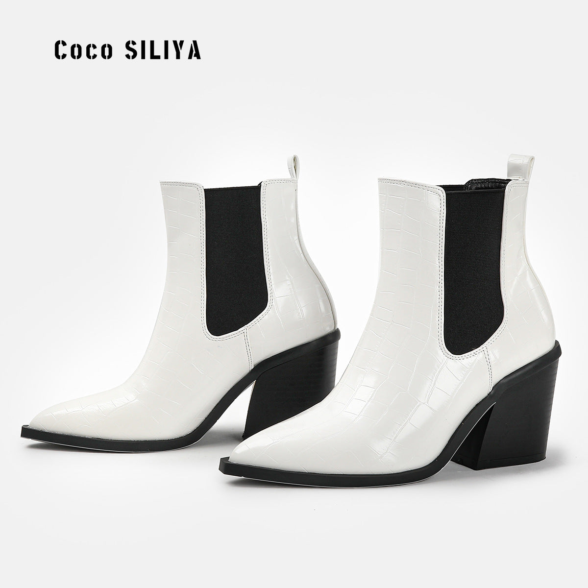 High Heel Chelsea Boots