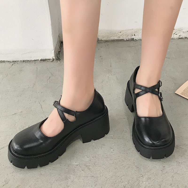 Patent Leather Mary Jane Pumps