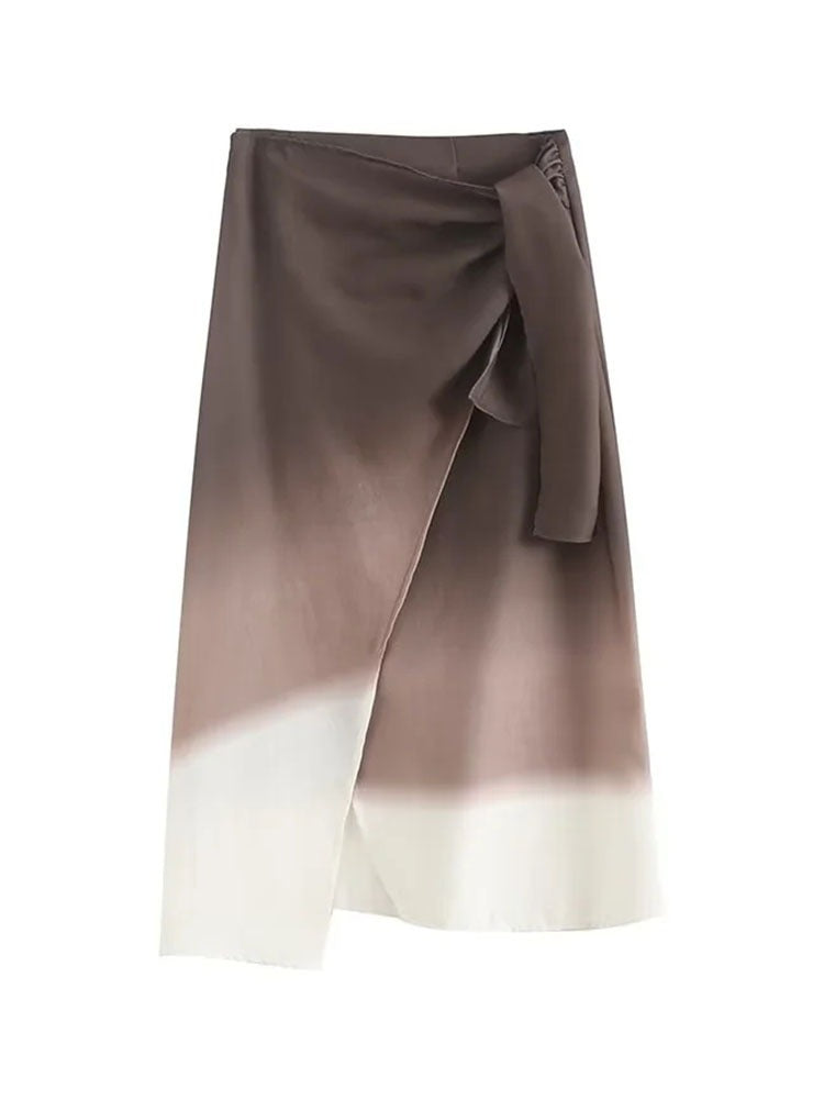 Boho Knotted Long Skirt