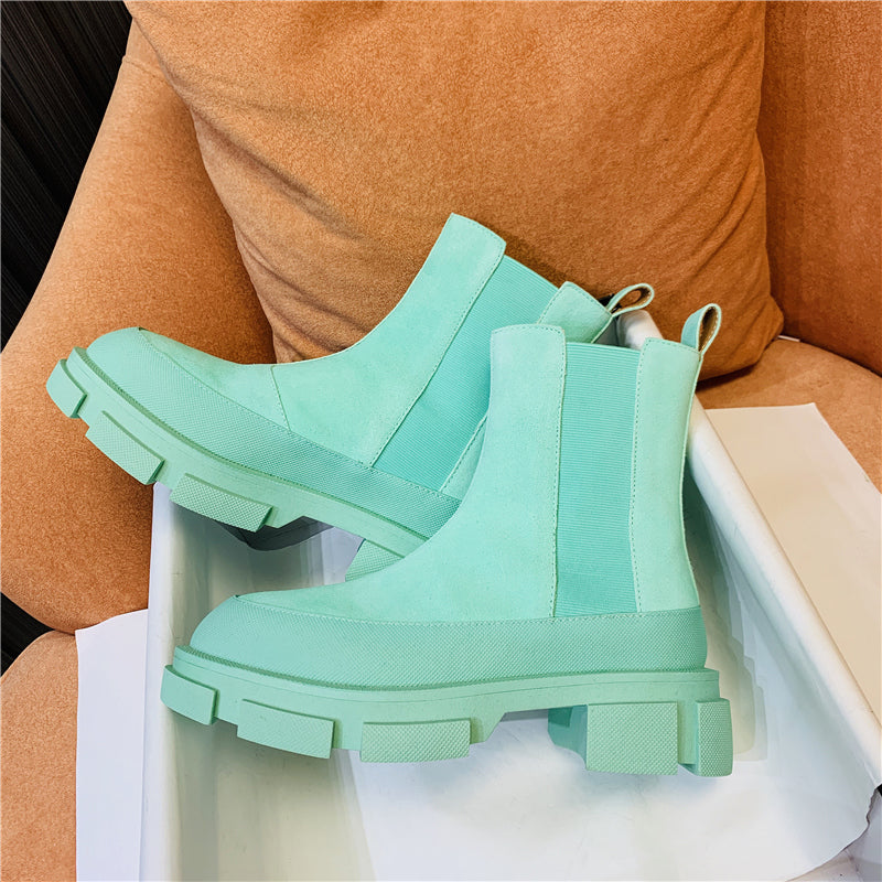 Thick Sole Chelsea Boots
