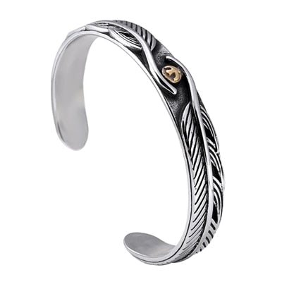 Eagle Feather Cuff Bracelet