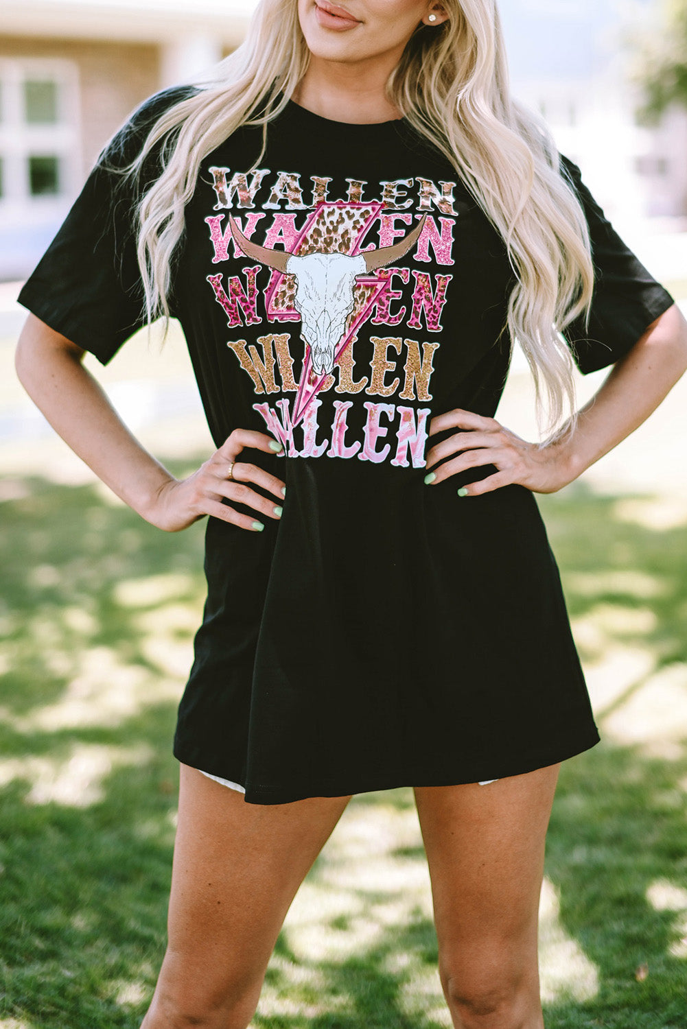 Cowskull Oversized Graphic Tee