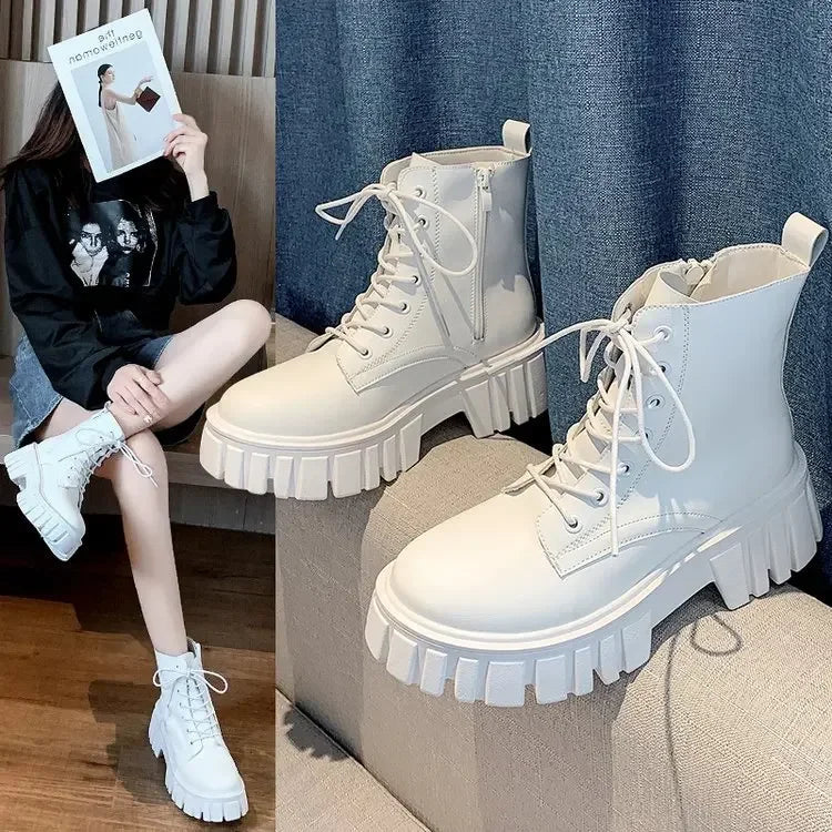 Chunky Platform Ankle Boots