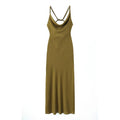 Satin Slip Midi Dress