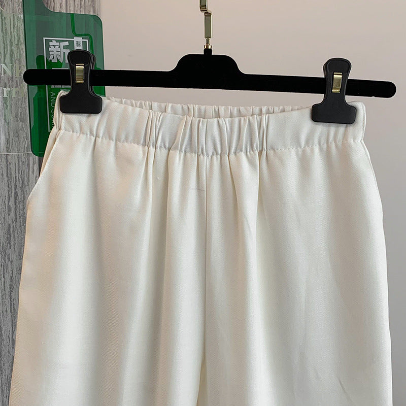 Relaxed Cotton Linen Wide Leg Pants