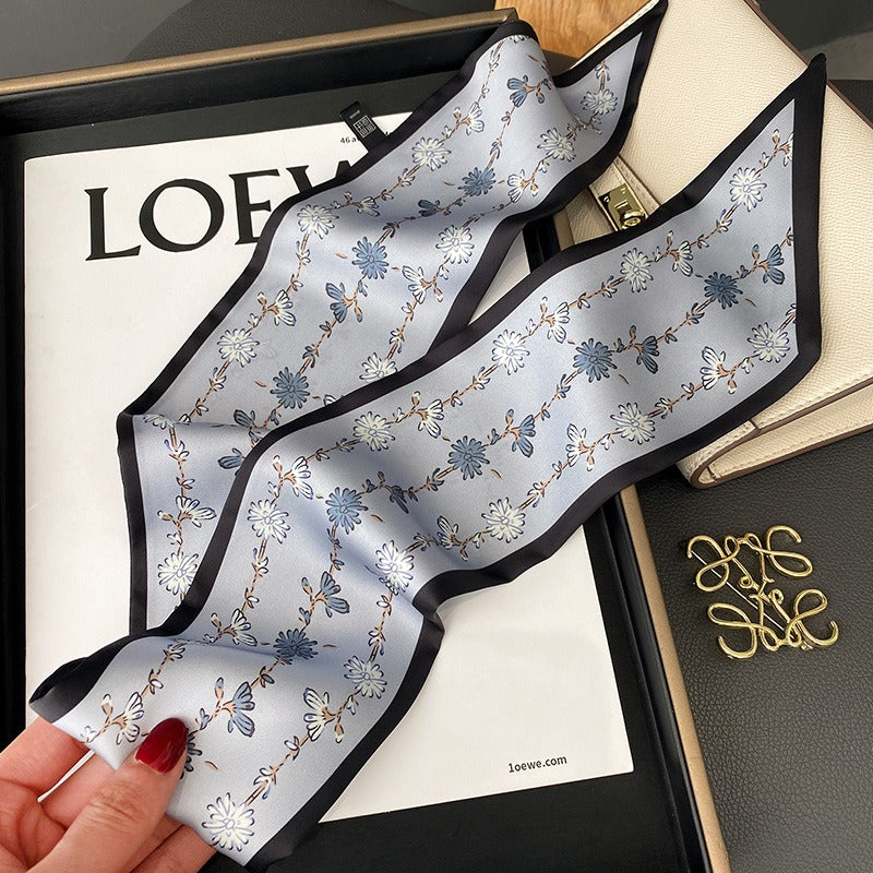 Floral Silk Scarf