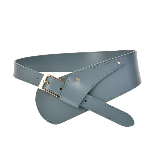 Wide Fashion Leather Belt