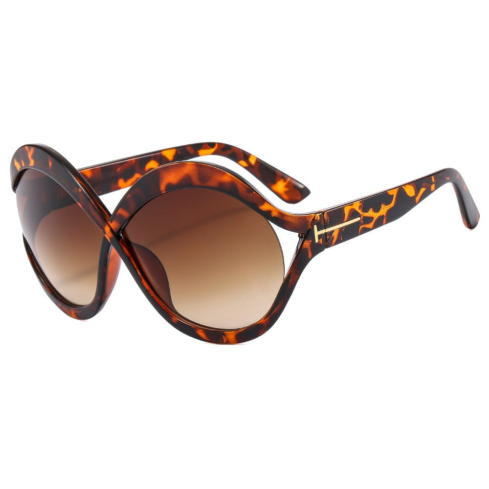 Oversized Leopard Sunglasses