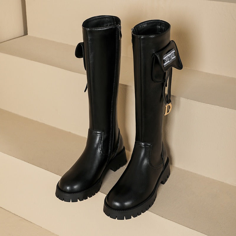 Knee Length Chelsea Boots