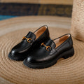Thick Heel Mary Jane Loafers