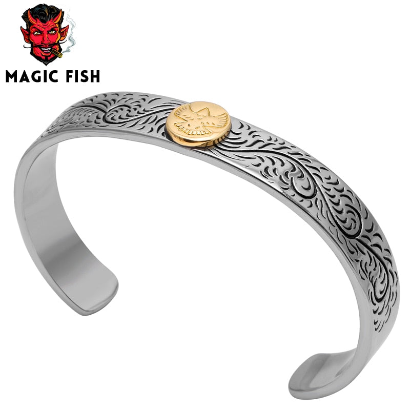 Eagle Feather Cuff Bracelet